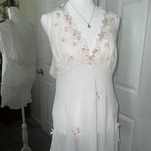 Gorgeous Vintage Sheer Floral Cami Top Size L
